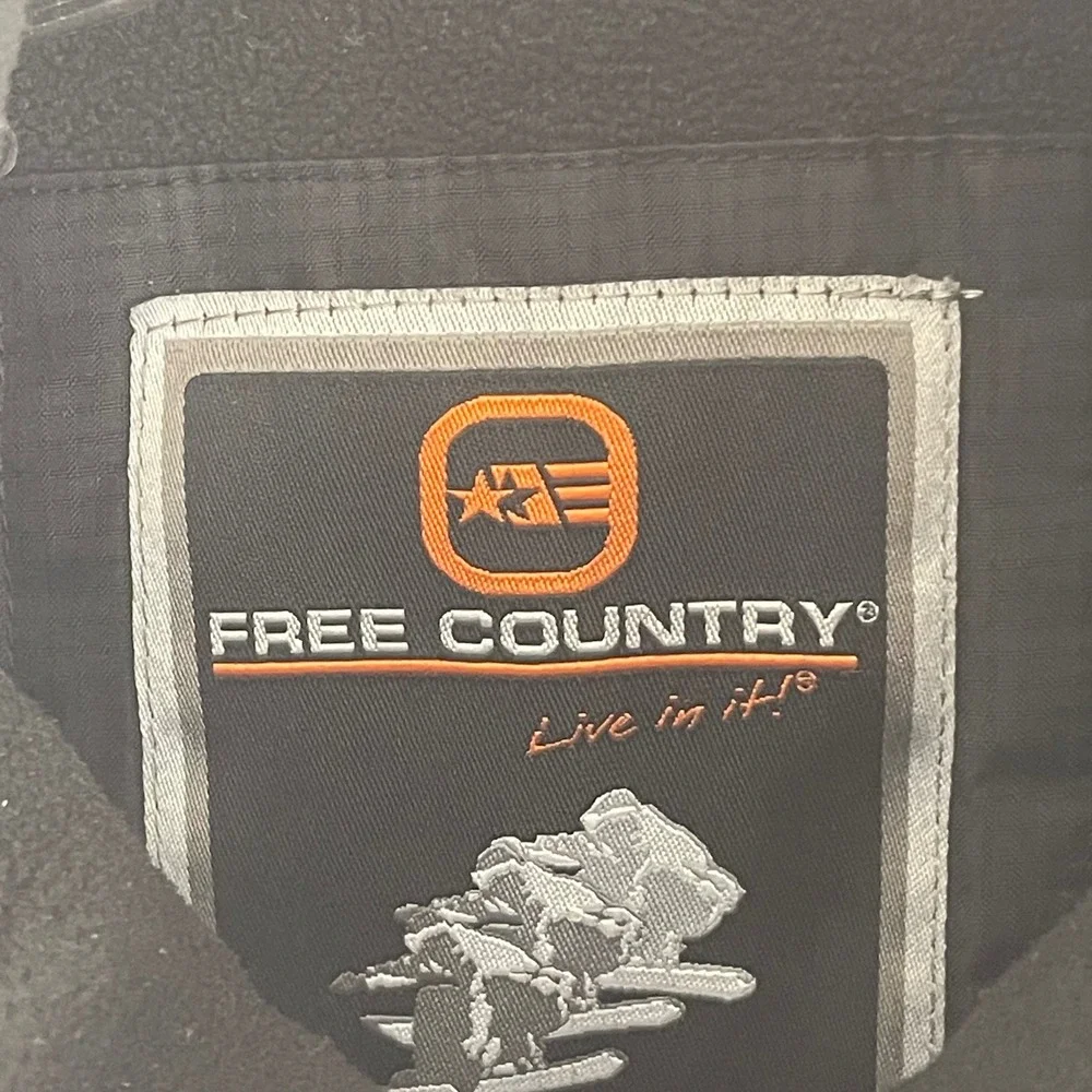 Free Country FCXtreme Kids Large 14/16 Grey Black Green Hooded Winter Jacket - Picture 5 of 8